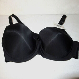 Emily Johnson Black Padded Underwire Bra 40D NWT